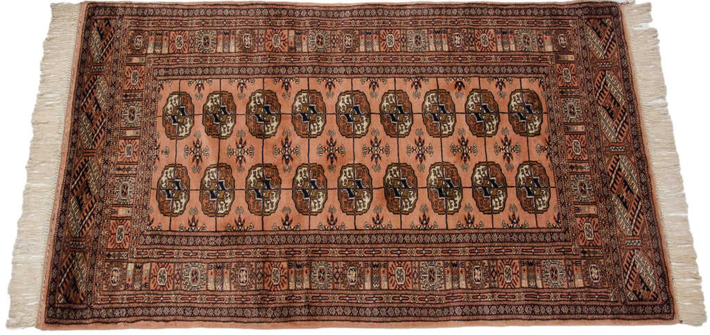 3x5 Vintage Fine Bokhara Rug