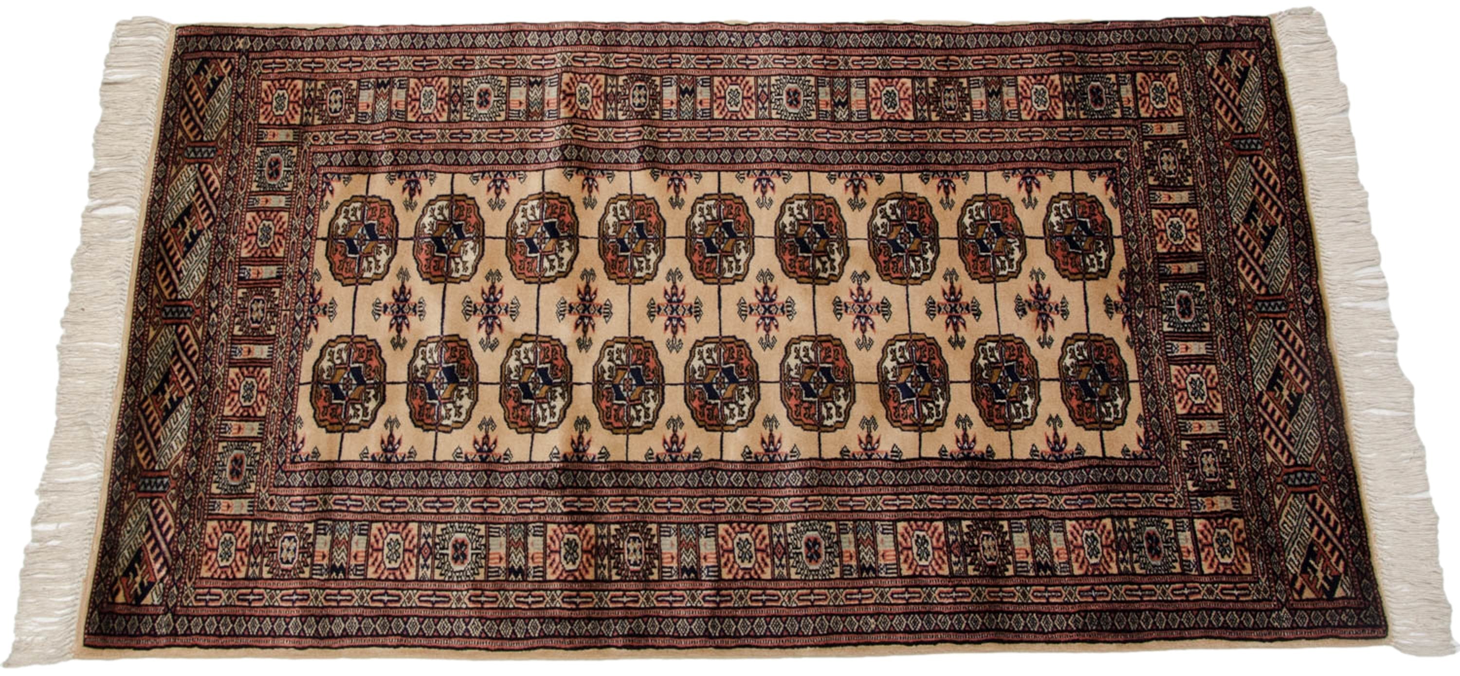 3x5.5 Vintage Fine Bokhara Rug