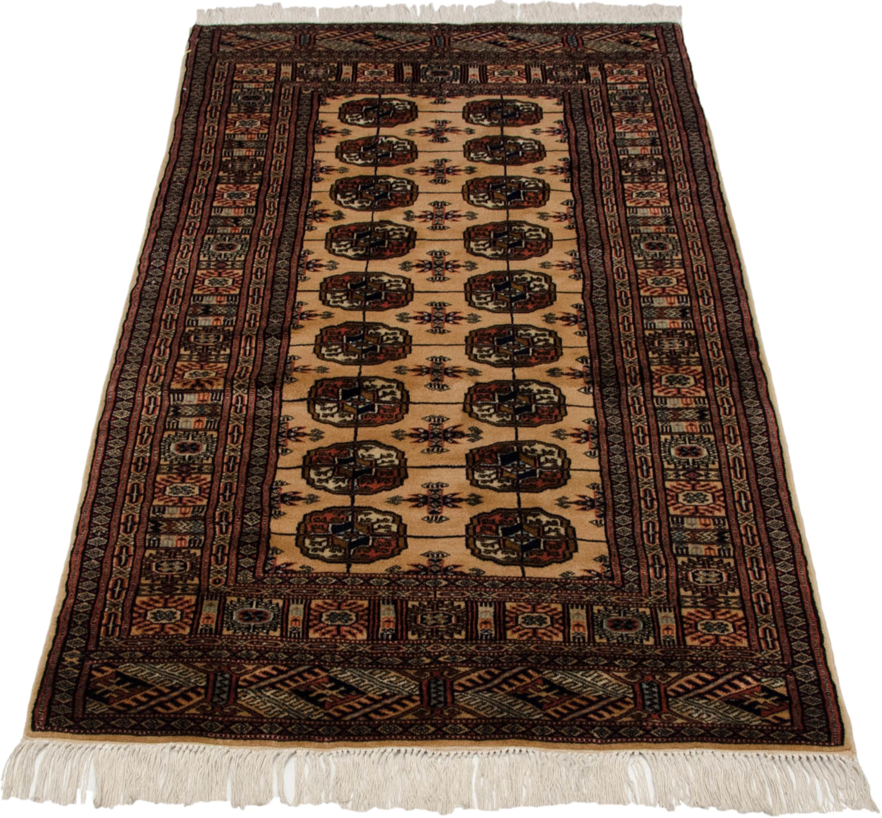 3x5.5 Vintage Fine Bokhara Rug