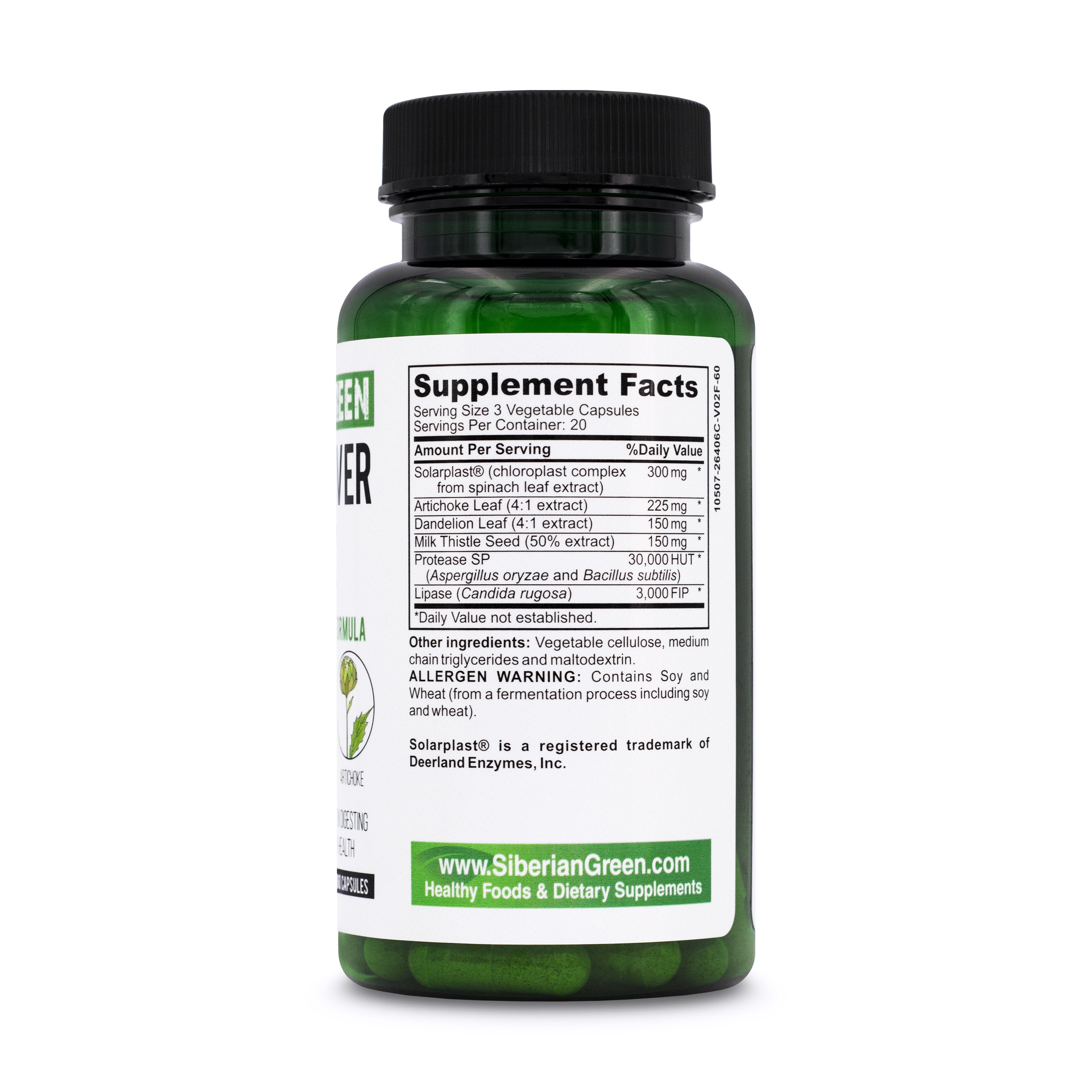 Herbal Liver Detox – Milk Thistle & Artichoke Capsules