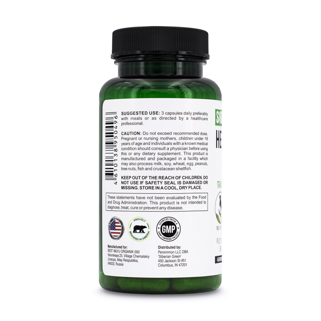 Herbal Liver Detox – Milk Thistle & Artichoke Capsules