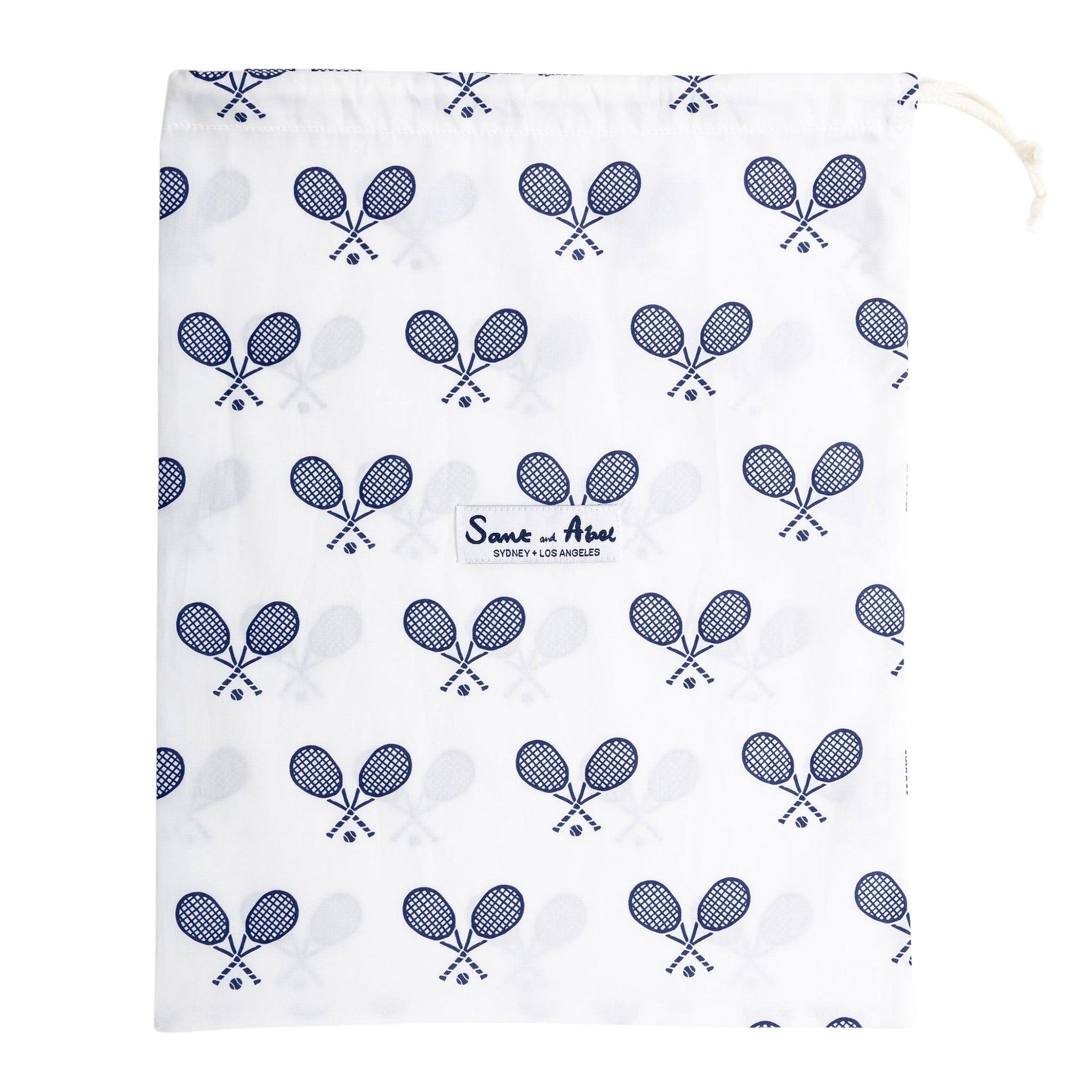Men's Tennis Navy Long PJ Set