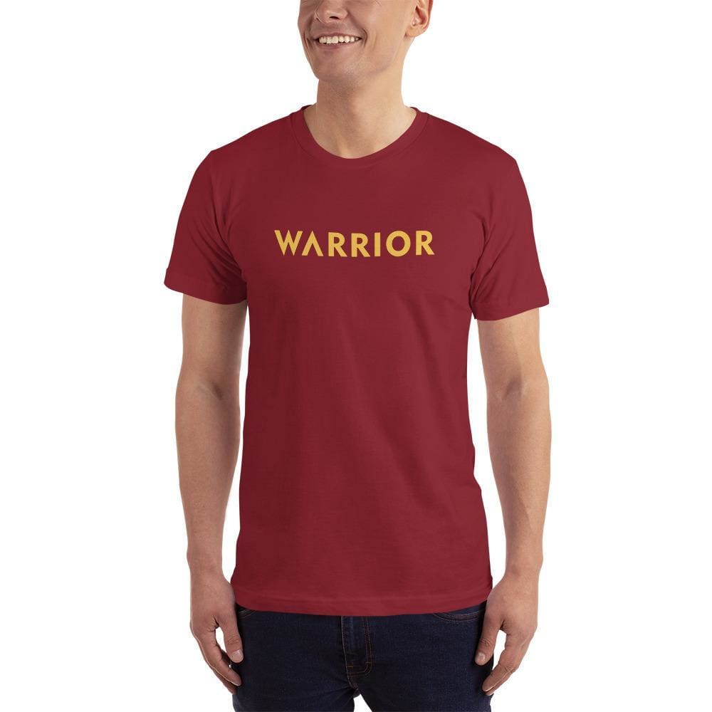 Men's Warrior Short-Sleeve T-Shirt (Yellow Print)