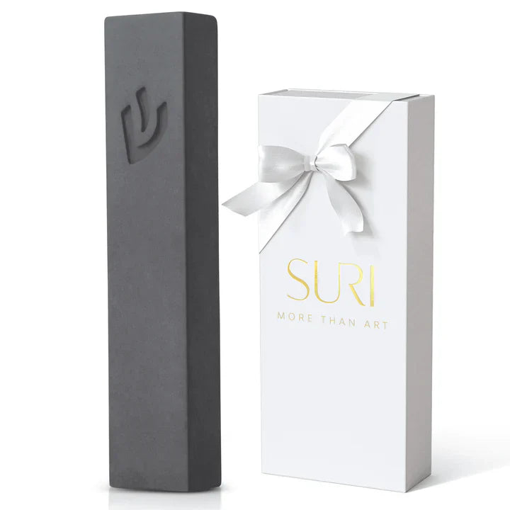 Modern Mezuzah for Door – Concrete Judaica with Urban Style – Street Series