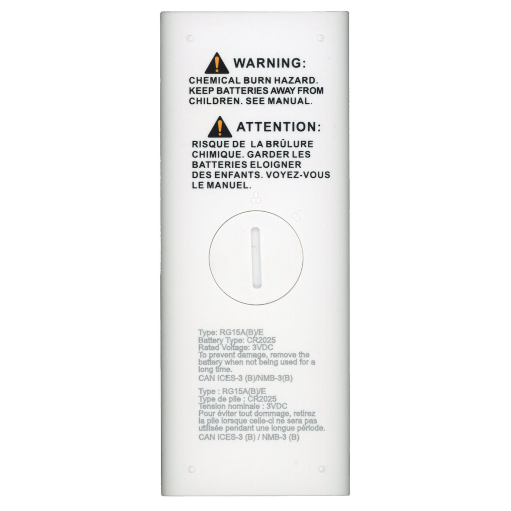 Midea RG15AB/E Air Conditioner Remote Control | NOMA In-Window AC Units | IR - 17317000A53171