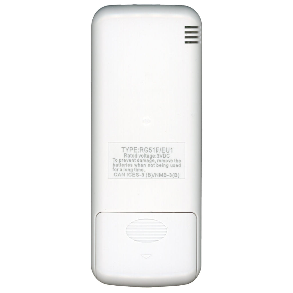 Substitute for Midea RG51F/EU1 Premium Mini Split Air Conditioner Remote Control - 17317000001294 [17317000A02500]