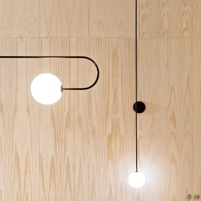 DecorBites™ Glass Ball LED Wall Light - Minimalist Nordic Design