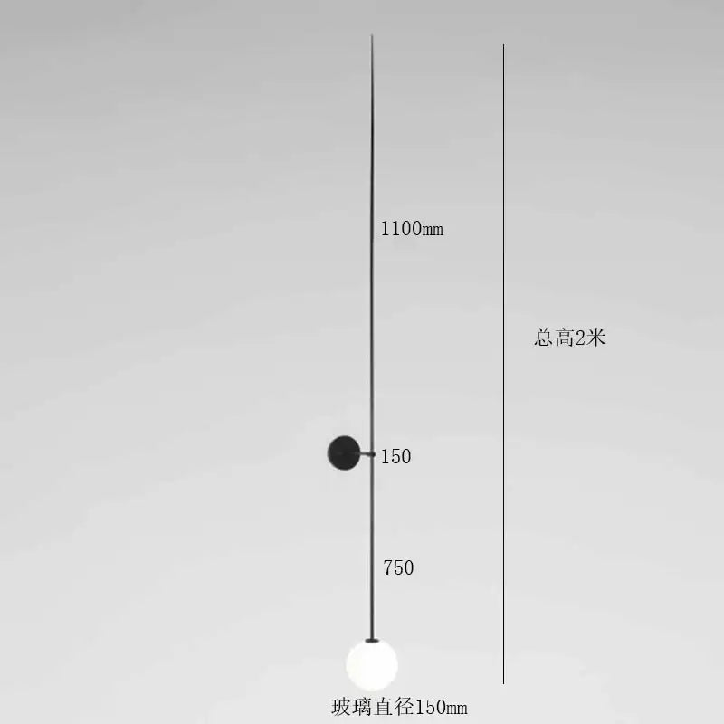 DecorBites™ Glass Ball LED Wall Light - Minimalist Nordic Design
