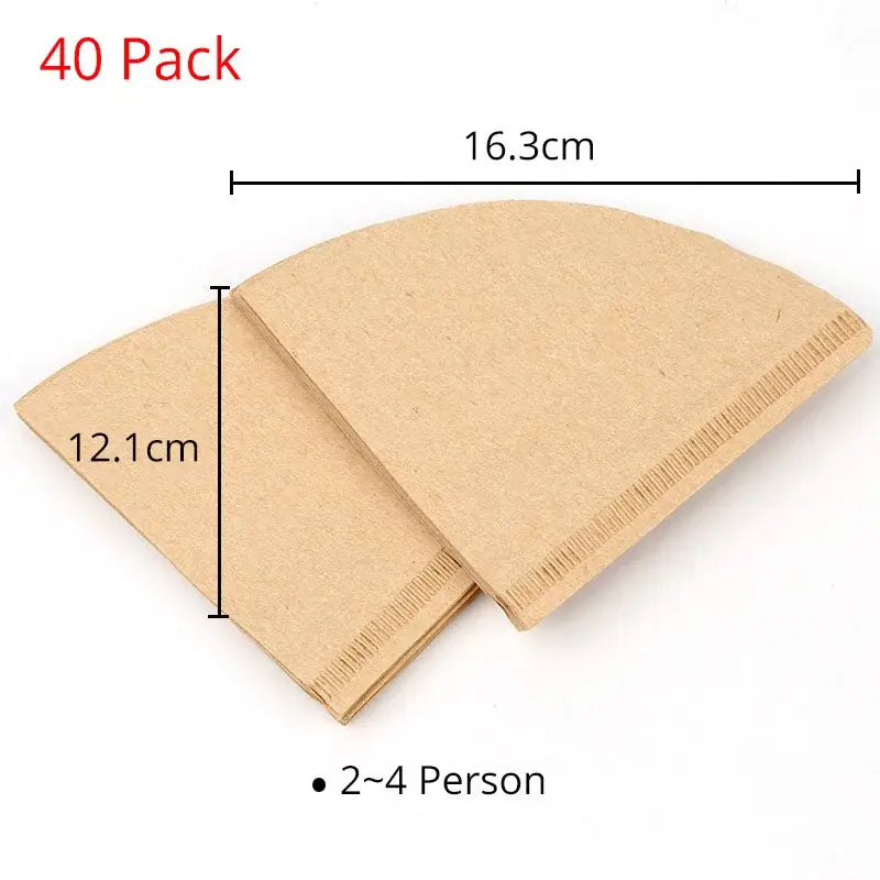 DecorBites™ Coffee Filter Holder & Paper Dispenser for Hand Drip Brewing