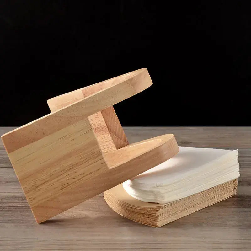 DecorBites™ Coffee Filter Holder & Paper Dispenser for Hand Drip Brewing