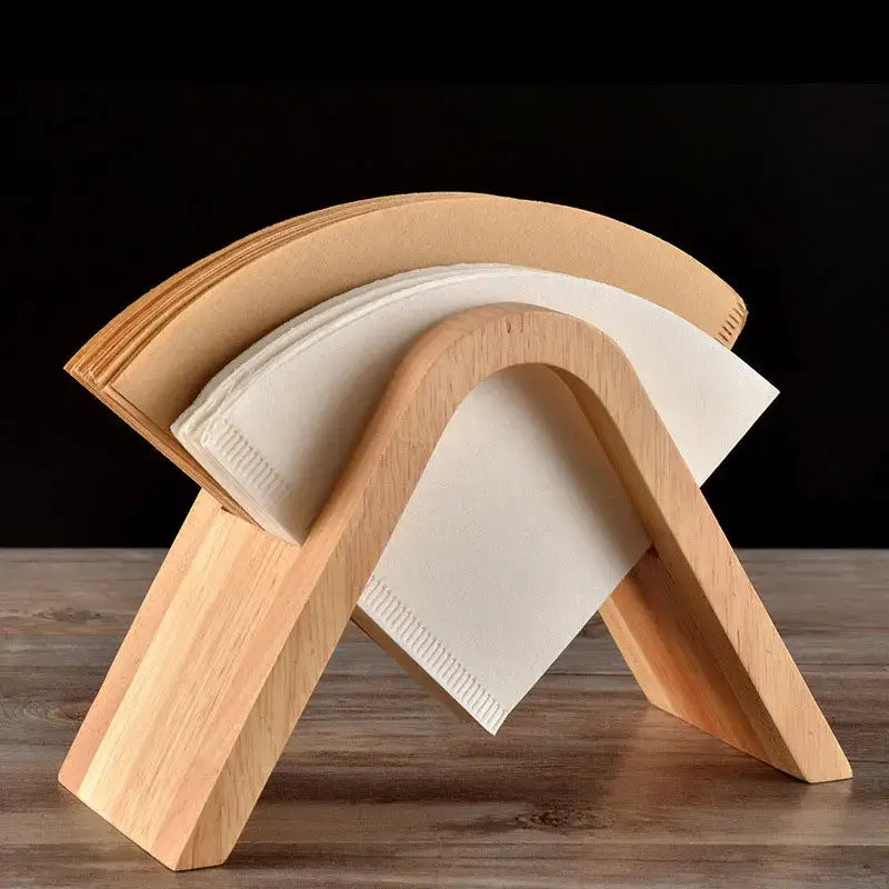 DecorBites™ Coffee Filter Holder & Paper Dispenser for Hand Drip Brewing