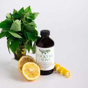 Mint & Lemon Verbena Cocktail Syrup | Cocktail & Sons (8oz)