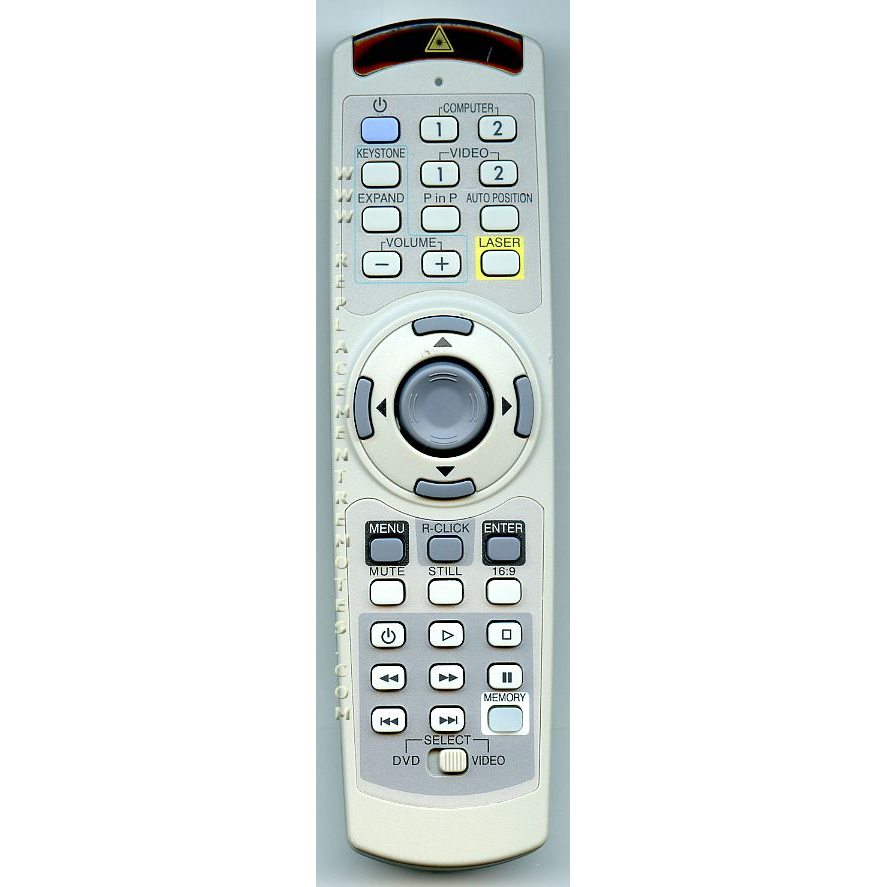 Substitute for Mitsubishi LVPXL25UREM Projector Remote Control [RR3720]