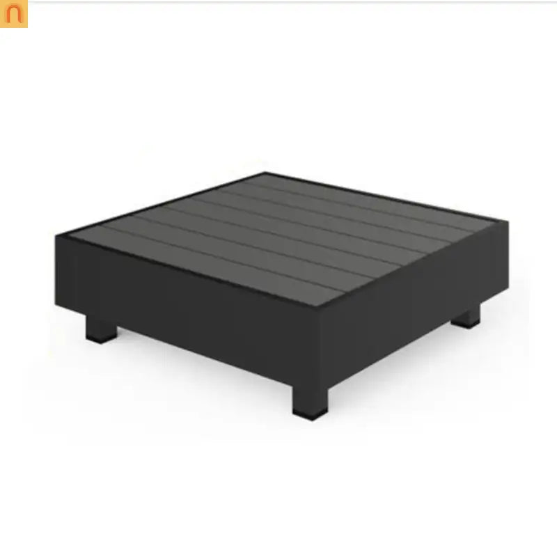 Outdoor Sectional Set Aluminum Gray 5 Piece Modular Olefin Cushions