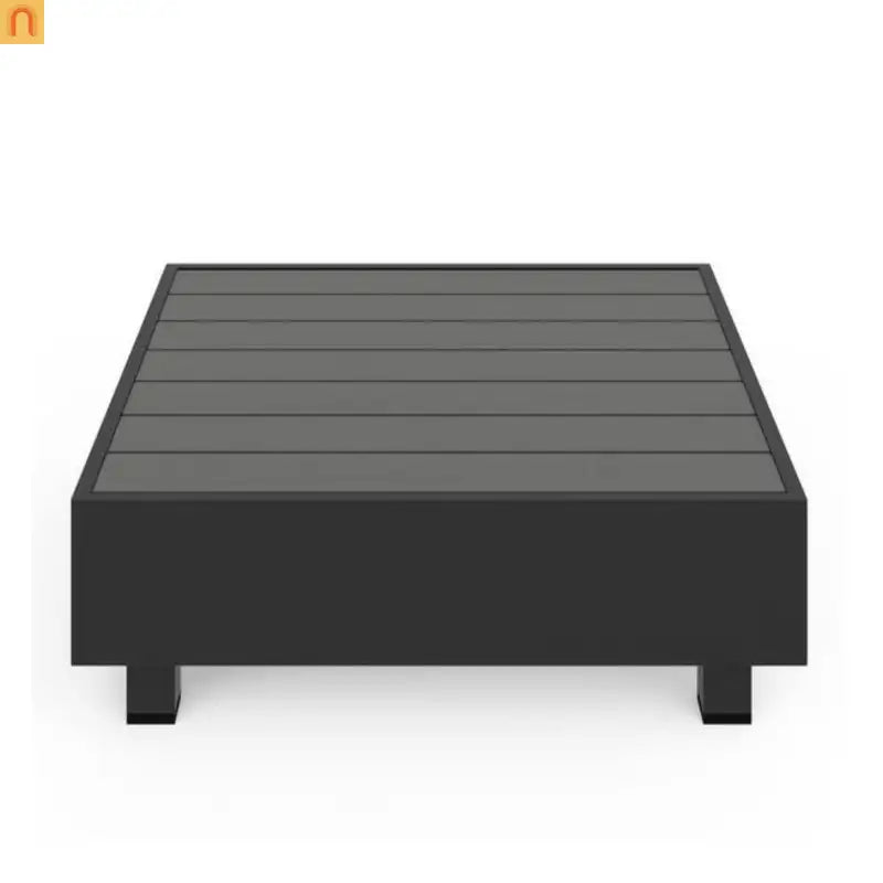Outdoor Sectional Set Aluminum Gray 5 Piece Modular Olefin Cushions
