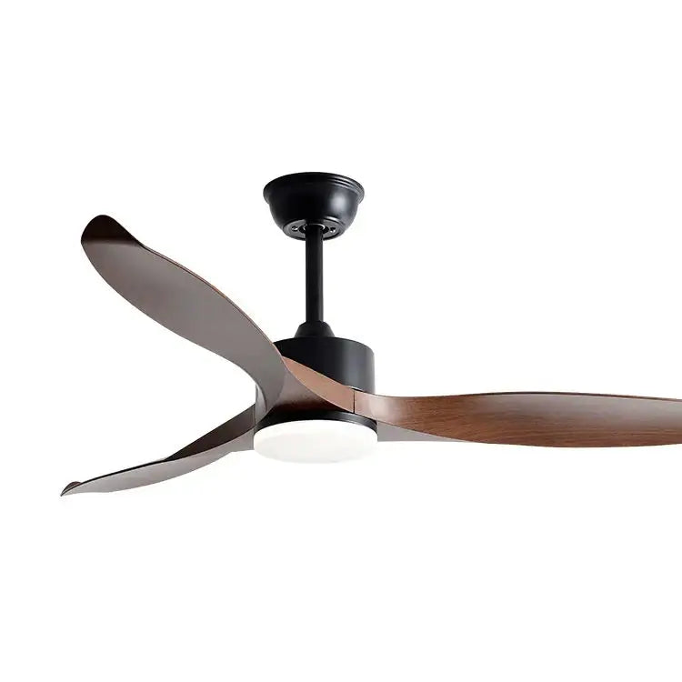Modern black 52 inch pure copper dc motor ceiling fan living room