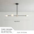 DecorBites™ Glass Ball Pendant Chandelier for Modern Home Decor and Lighting