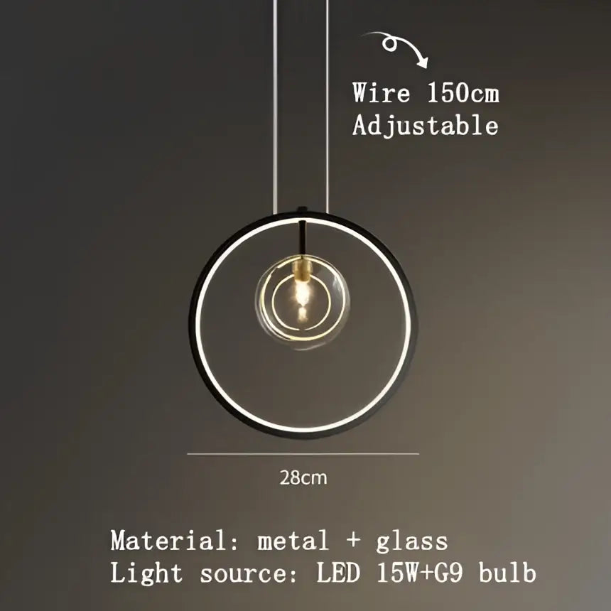 DecorBites™ Clear Glass Bubble Chandelier LED Hanglamp G9 Loft Deco Lighting