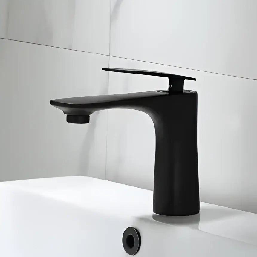 Modern black & gold basin faucet bathroom sink mixer tap