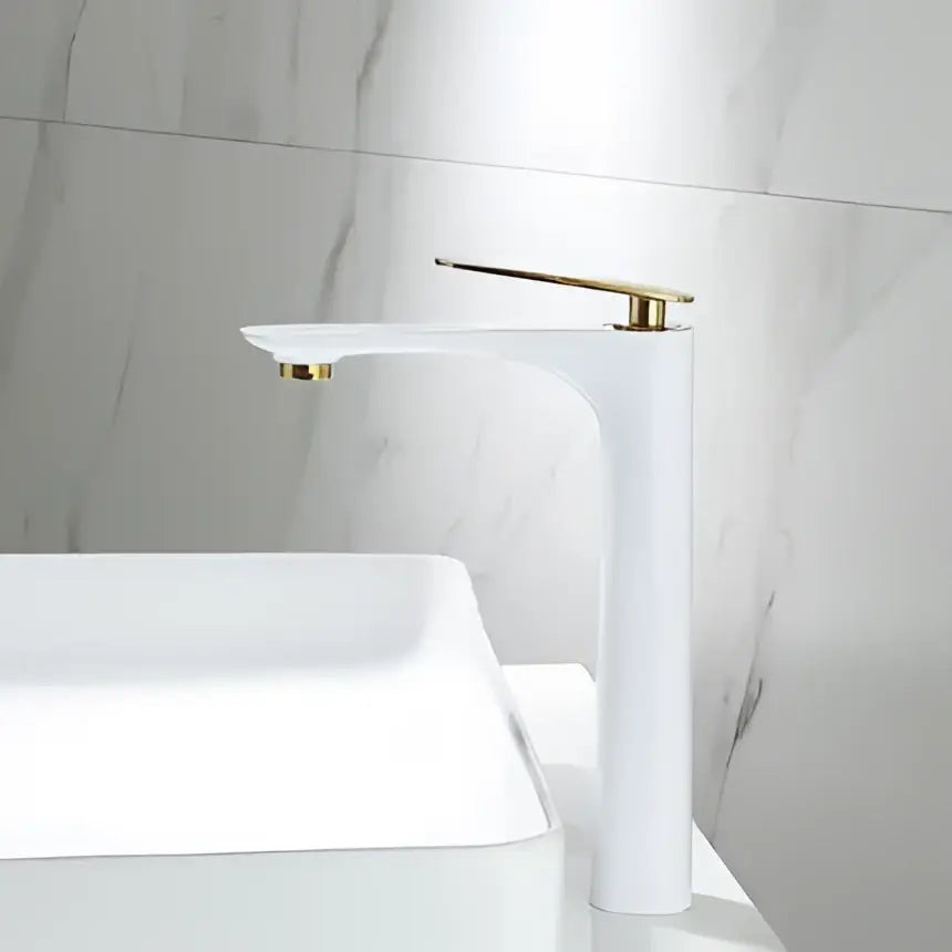 Modern black & gold basin faucet bathroom sink mixer tap