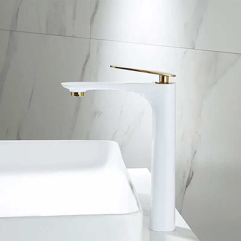 Modern black & gold basin faucet bathroom sink mixer tap