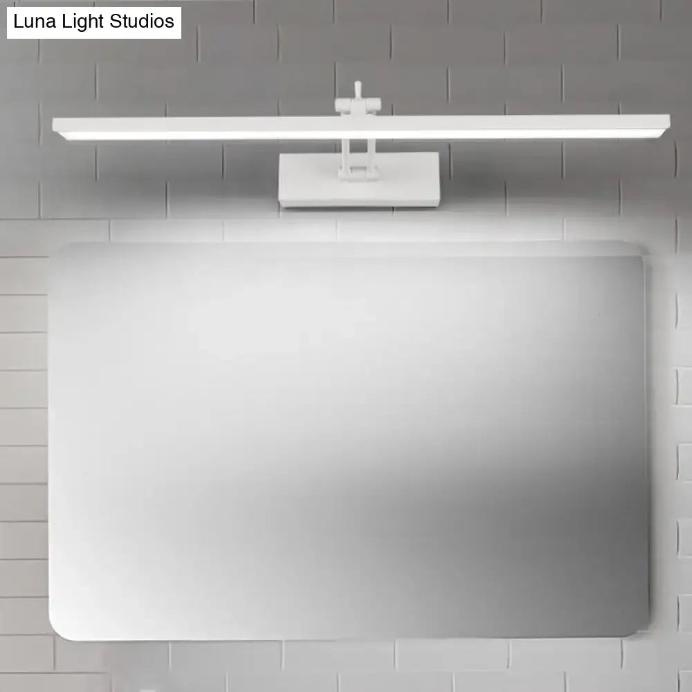 Modern black rotatable vanity wall sconce bathroom light