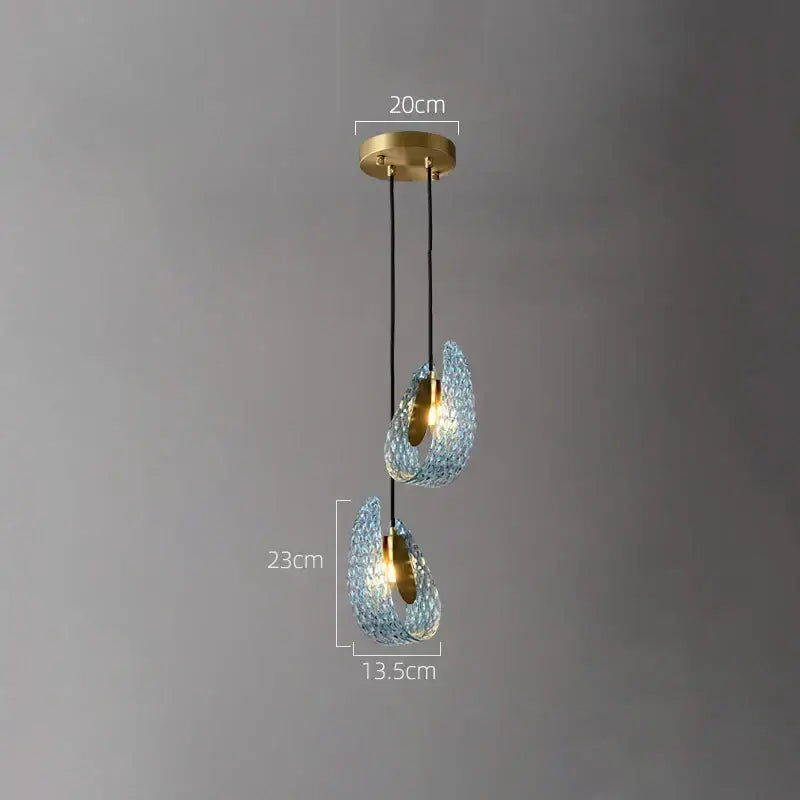 "DecorBites™ Glass Chandelier for Modern Dining Room Decor 2024"