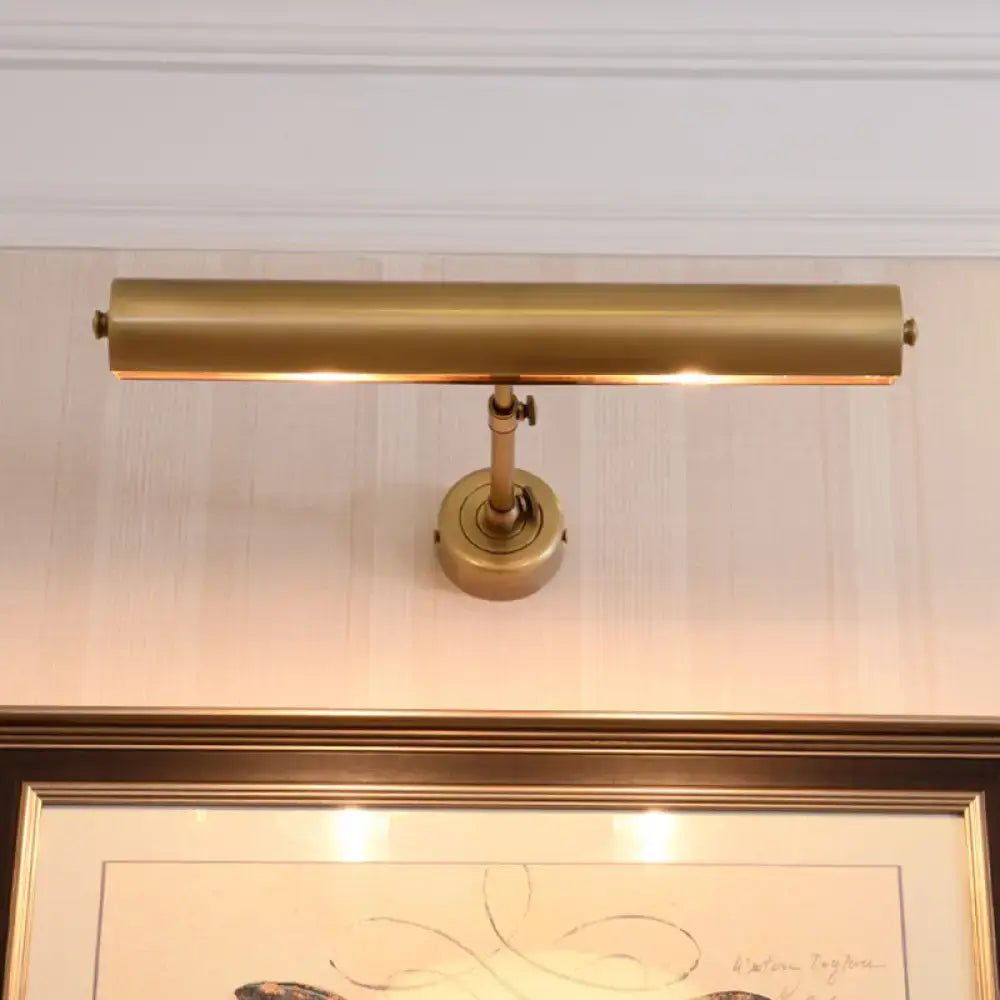 DecorBites™ Bathroom Vanity Wall Mount Sconce in Brass with 2 Lights