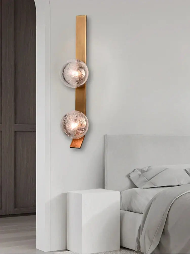 DecorBites™ Bubble Glass Wall Sconce Lamps LED Modern Background Light