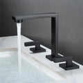 Modern brushed gold waterfall basin faucet bathroom sink fixture