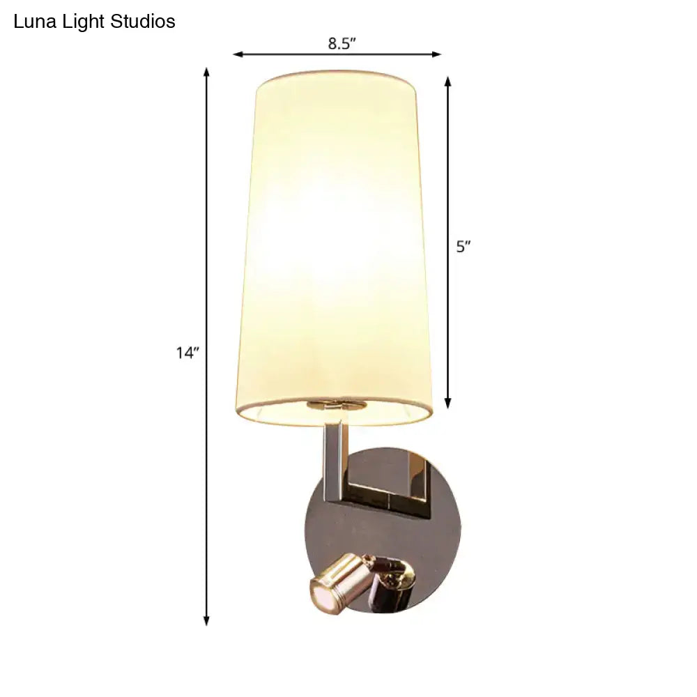 Modern brushed nickel wall sconce bedroom e26 e27 direct wired electric
