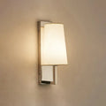 Modern brushed nickel wall sconce bedroom e26 e27 direct wired electric