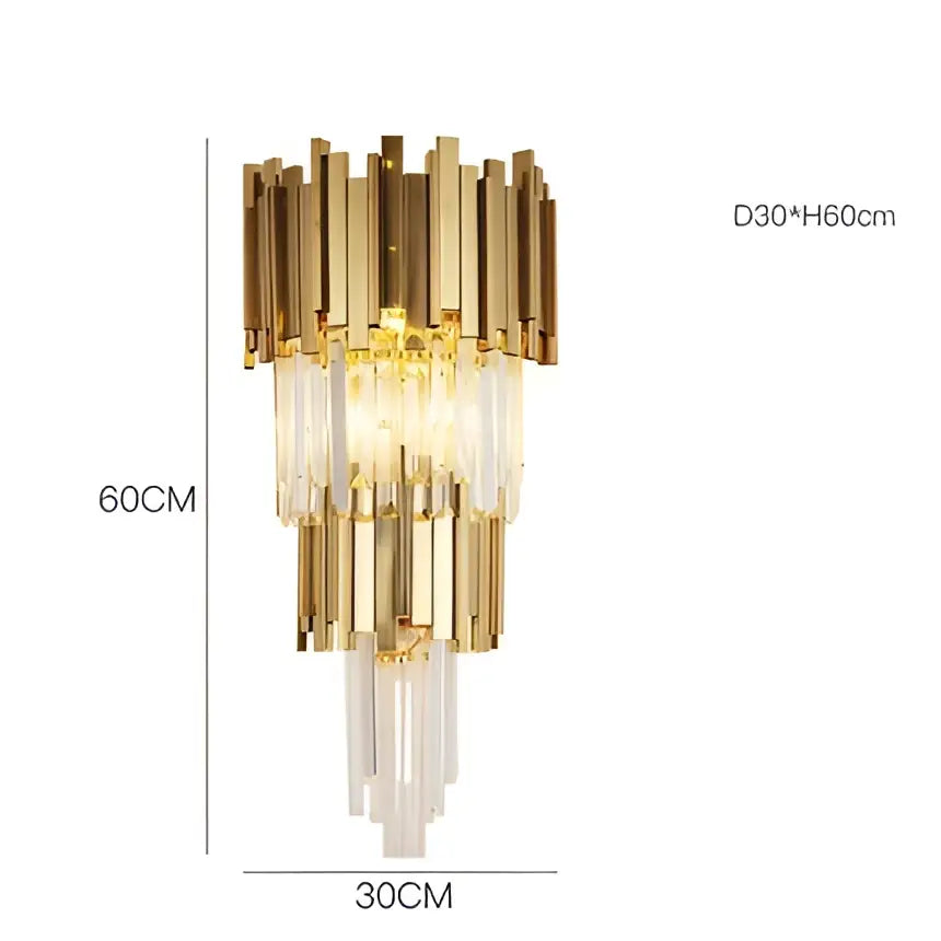 Modern chrome crystal oval led chandelier dining room light