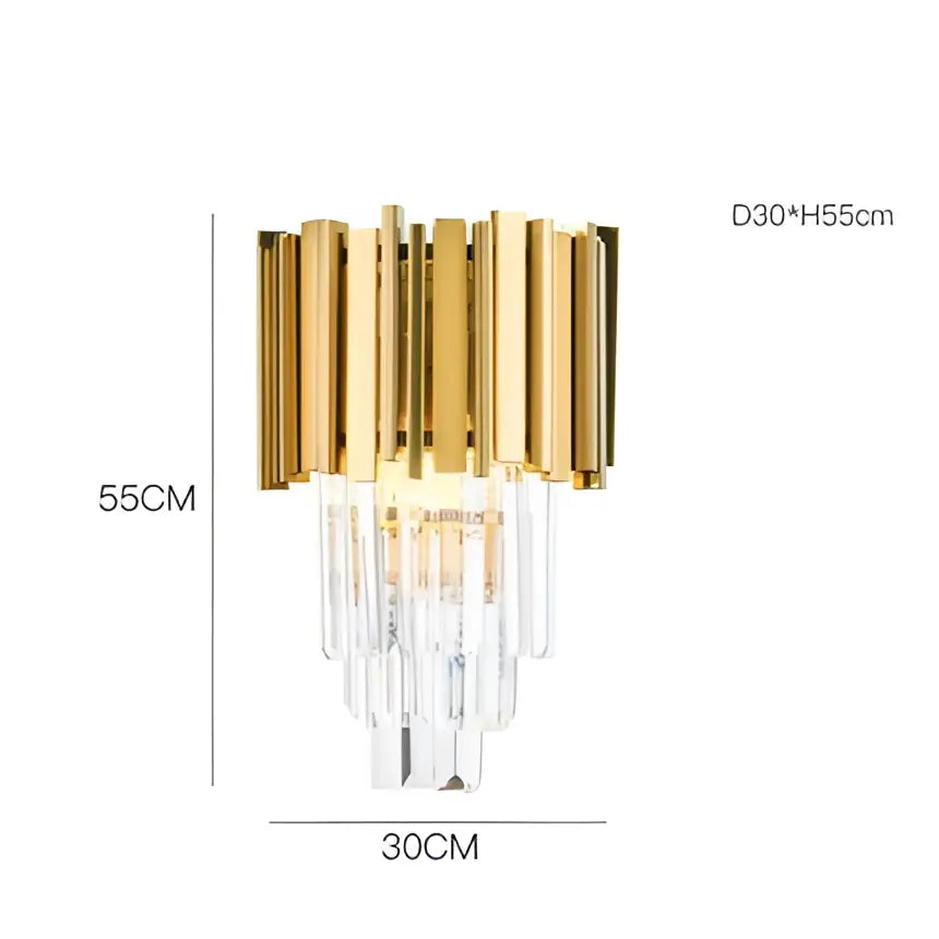 Modern chrome crystal oval led chandelier dining room light