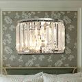 Modern chrome finish crystal wall lamp bedroom e12 e14 light