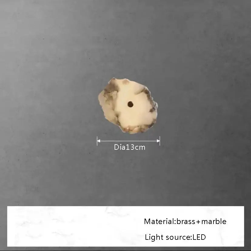 DecorBites™ Elegant Alabaster Marble Ceiling Chandelier for Living Room Bedroom