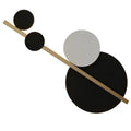 Modern gold and black led wall lamp bedroom sconce