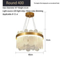 Modern gold cloud crystal led chandelier living room ceiling lamp