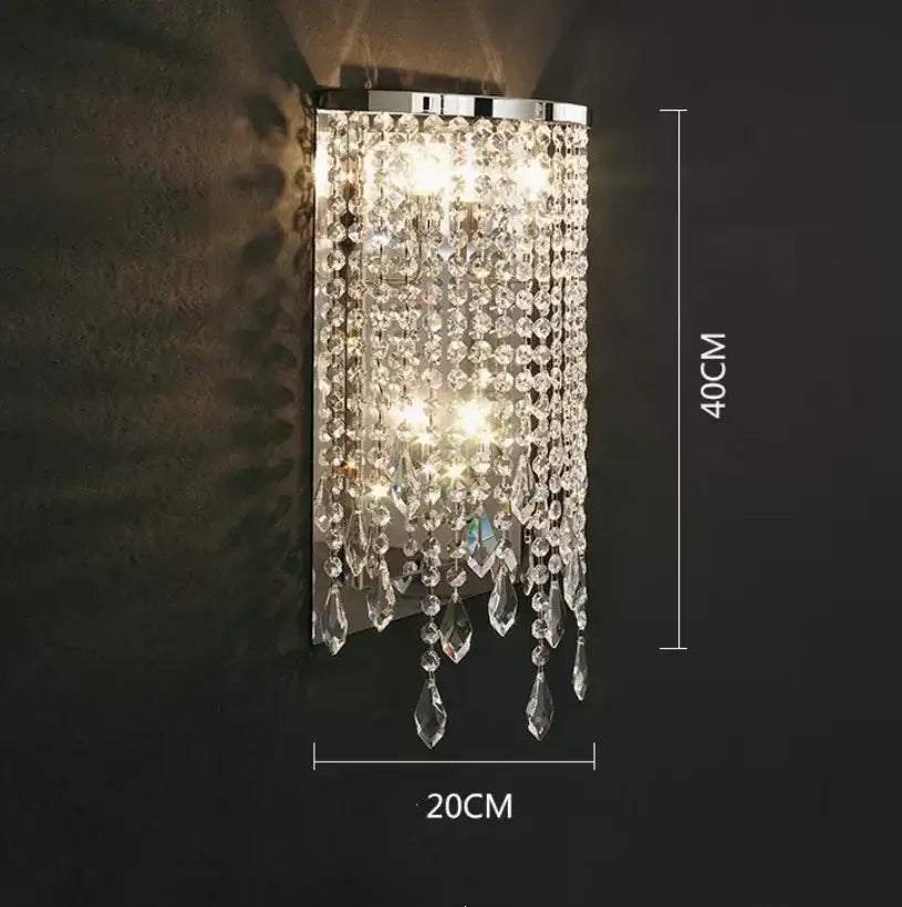 DecorBites™ Crystal Chandelier: Modern Nordic LED Pendant Lighting Fixture for Luxe Home Decor