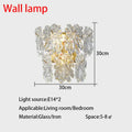 Modern gold decorbites crystal glass maple leaf living room chandelier