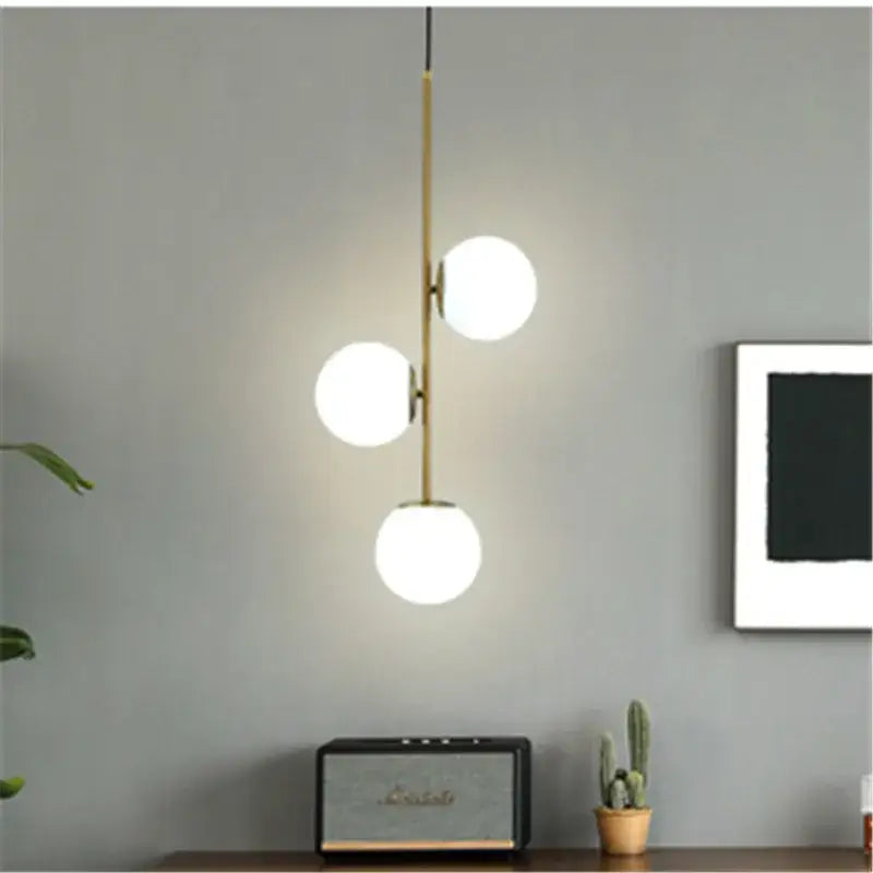 DecorBites™ Glass Ball LED Pendant Light for Modern Living Spaces