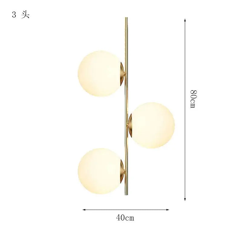 DecorBites™ Glass Ball LED Pendant Light for Modern Living Spaces
