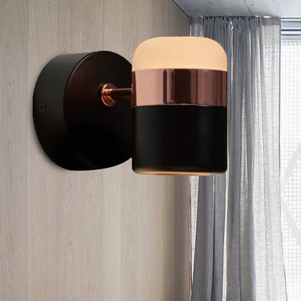 DecorBites™ Modern LED Rotatable Wall Sconce Light for Bedroom - Black/White