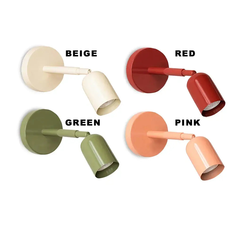 Modern matte adjustable gu10 led wall sconce for bedroom