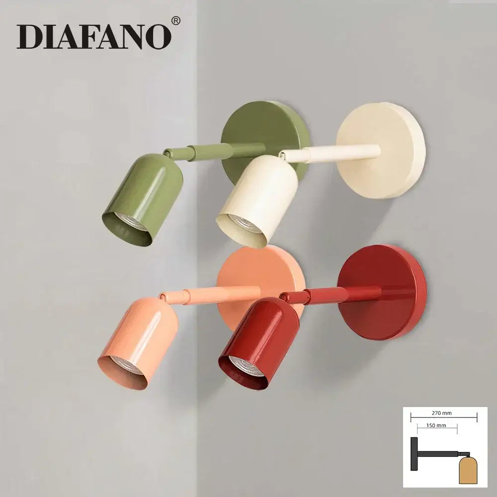 Modern matte adjustable gu10 led wall sconce for bedroom