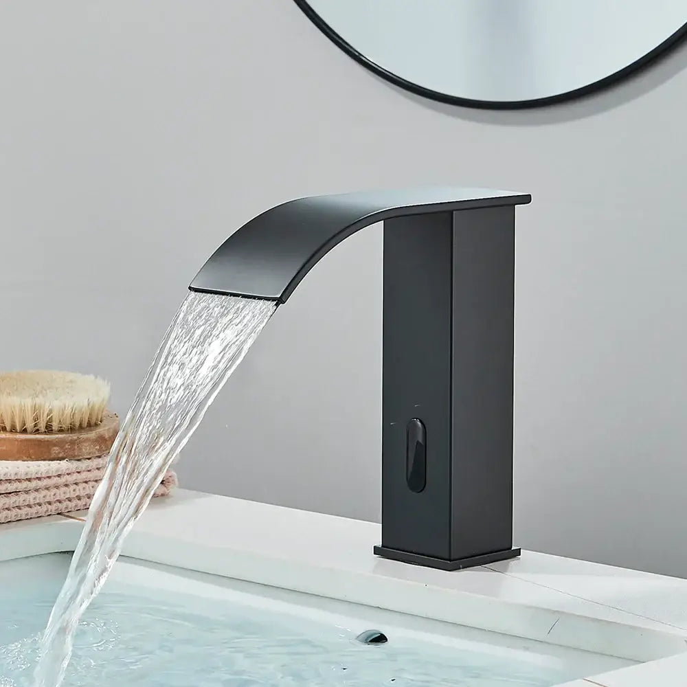DecorBites™ Automatic Sensor Waterfall Basin Faucet - Touchless Bathroom Sink Tap
