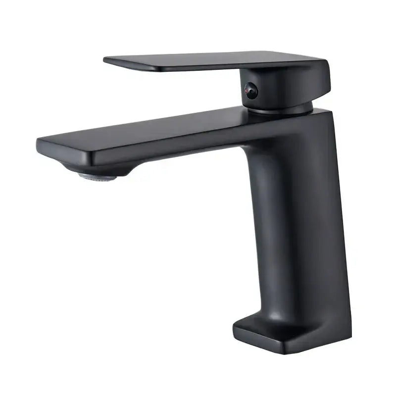 DecorBites™ Black Basin Mixer Tap Vessel Sink Faucet Hot Cold Water Luxury