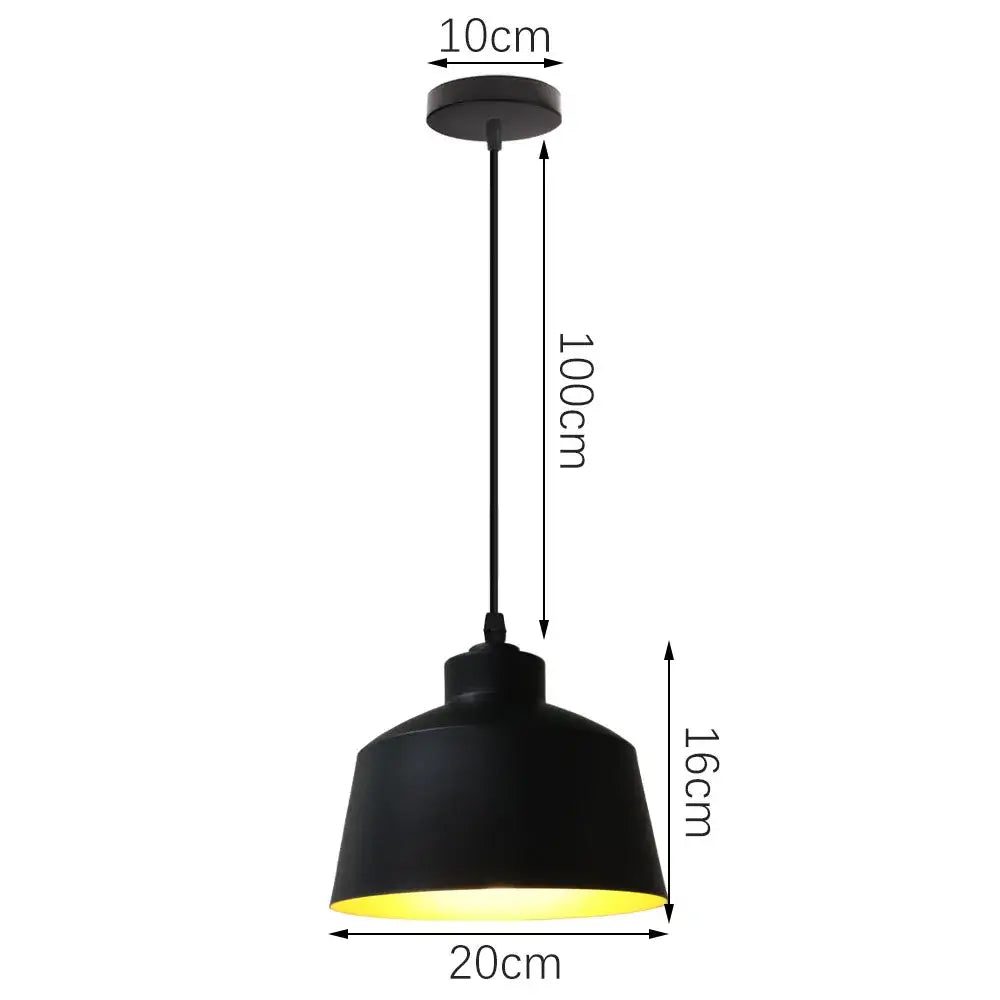 Modern matte colorful nordic pendant light for kitchen and dining room