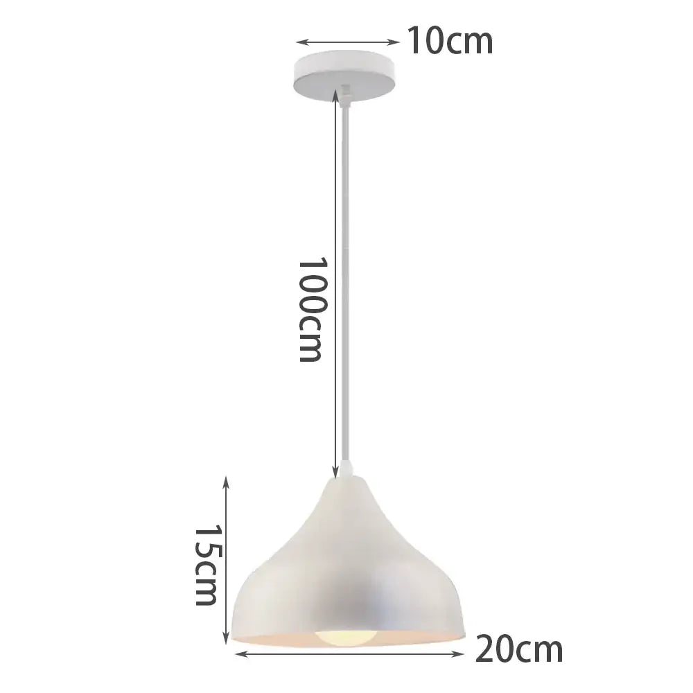 Modern matte colorful nordic pendant light for kitchen and dining room