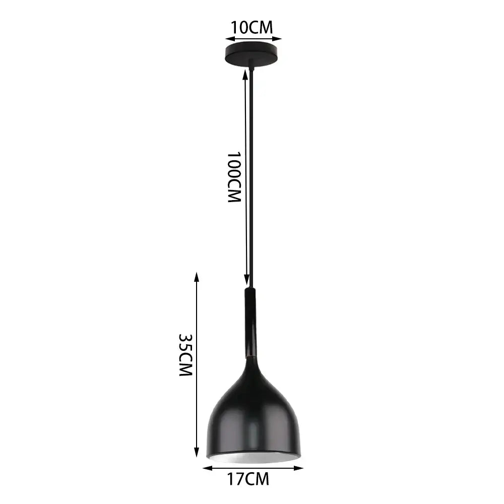 Modern matte colorful nordic pendant light for kitchen and dining room